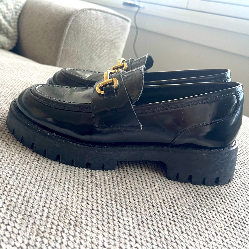 Steve Madden Platform Loafers Size 8